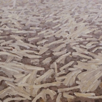 Kukuřičné pole I 2010, olej na plátně, 115 x 95 cm