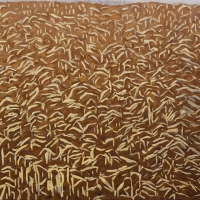 Kukuřičné pole II 2010, olej na plátně, 100 x 80 cm
