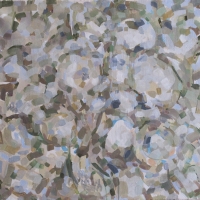 V travinách, olej na plátně 2009, 45 x 45 cm